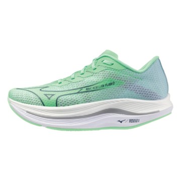 MIZUNO 美津濃 慢跑鞋 男鞋 運動鞋 緩震 REBBELLION FLASH 綠 J1GC243581