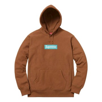 Supreme FW17 Box Logo Hoodie 'Brown'