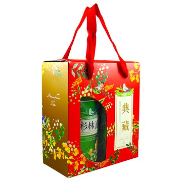 龍源茶品 鑫龍源 典藏茗韻杉林溪烏龍茶葉禮盒  150g  2罐  1盒