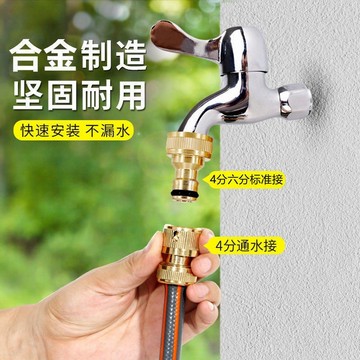 🔥臺灣爆火🔥4分接頭4/6分水龍頭快接頭四分六分水管通水速接洗車軟管奶嘴快接 LJDL