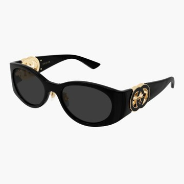 【GUCCI 古馳】貓眼膠框太陽眼鏡(GG2123SA-001)