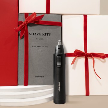 【頂級鼻毛刀】奧本防水電動鼻毛刀 360度水洗 情人節禮物