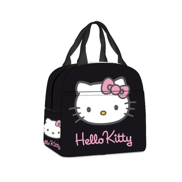 手提便當袋 便當包🎀 新款手提包小學生大容量保溫袋HelloKitty飯盒袋兒童便當包女孩 餐袋 午餐袋 午餐包
