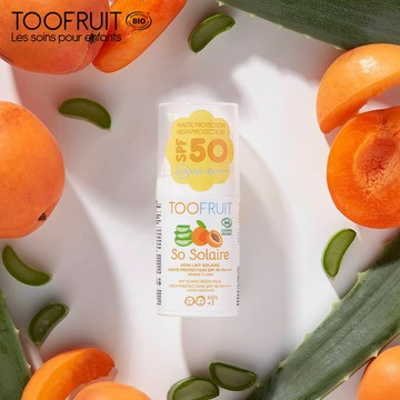 【法國TOOFRUIT】果漾兒童物理性防曬乳液 SPF50 兒童專用 植萃成分有機認證 防曬乳 防曬油 物理防曬