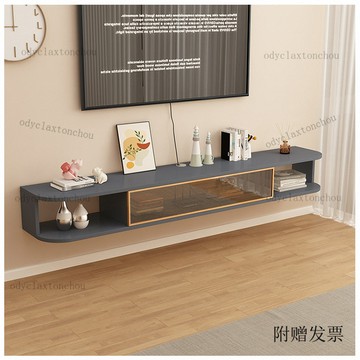 【免運】【附贈發票】輕奢網紅懸浮懸掛式懸空電視櫃現代簡約客廳小戶型壁掛式電視機櫃