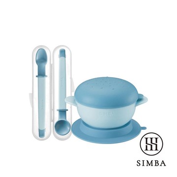 小獅王辛巴美味漢堡軟糖餐具組(晨藍) 348元