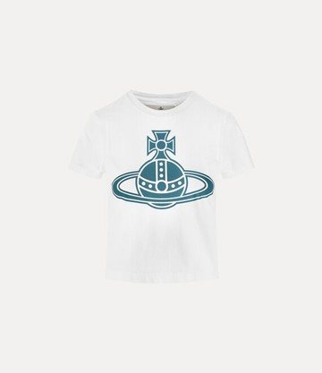 Vivienne Westwood Paris Orb Mini Peru T-shirt Cotton White S Women