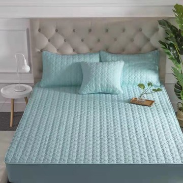 床笠單件 加棉席夢思保護套 素色 加厚床墊套 賓館床罩 防塵罩 床墊保護罩 180*200