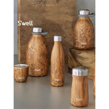 【咨詢有驚喜】swell保溫杯不銹鋼水杯壺木紋咖啡隨行水杯子