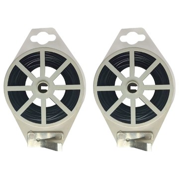 小麥購物 L504 園藝多用途捆綁魔帶 30m 黑色  2個