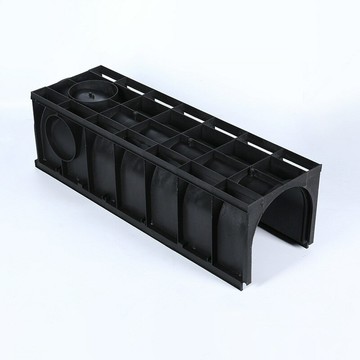 廠家直供 PE排水溝U型溝槽排水地溝蓋板塑料排水槽U形縫隙式溝槽[DD1106002]