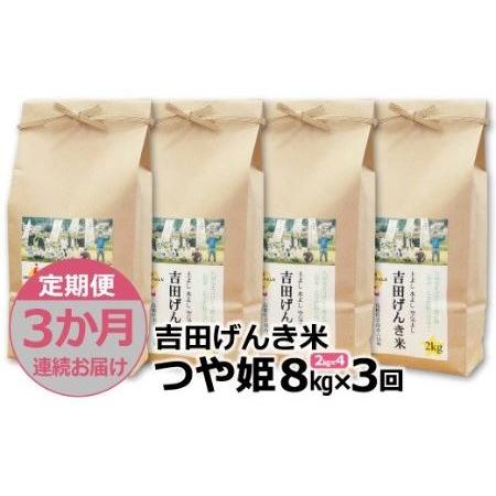 ふるさと納税 「吉田げんき米」つや姫8kg（2kg×4） 島根県雲南市