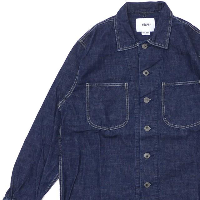 ダブルタップス WTAPS MINE LS SHIRT 長袖シャツ INDIGO インディゴ