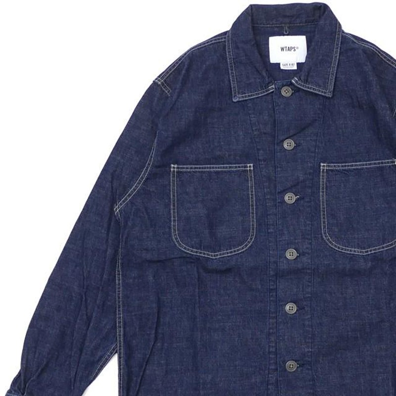 ダブルタップス WTAPS MINE LS SHIRT 長袖シャツ INDIGO インディゴ