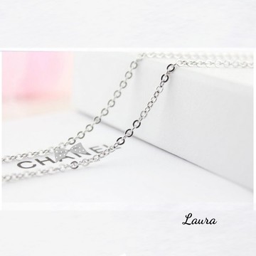 -laura- s925純銀項鍊 單戴 搭配墜飾 ( j款)