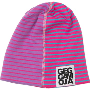 【北歐童裝】瑞典有機棉內刷防水保暖毛層帽子1歲至6歲 藍/櫻桃色