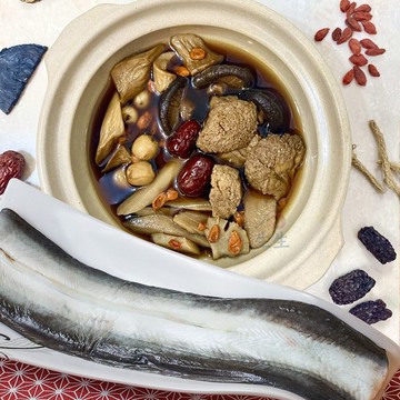 【生生鰻魚】漢方何首烏鰻魚禮盒組(鮮白鰻*1+何首烏煲湯*1)