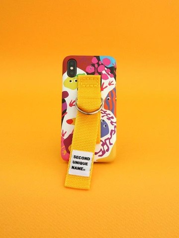 Sun Case Graphic Fruit White Yellow- Belt