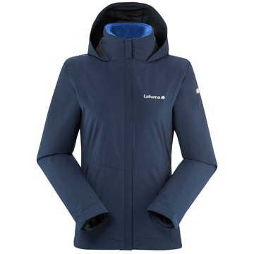 【Lafuma】ACCESS 二件式 女 防水保暖刷毛外套 深藍-LFV121958598