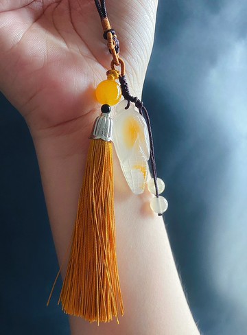 天然瑪瑙 玉米 生意興隆 金玉滿堂 包掛 吊飾 禮物 長輩禮