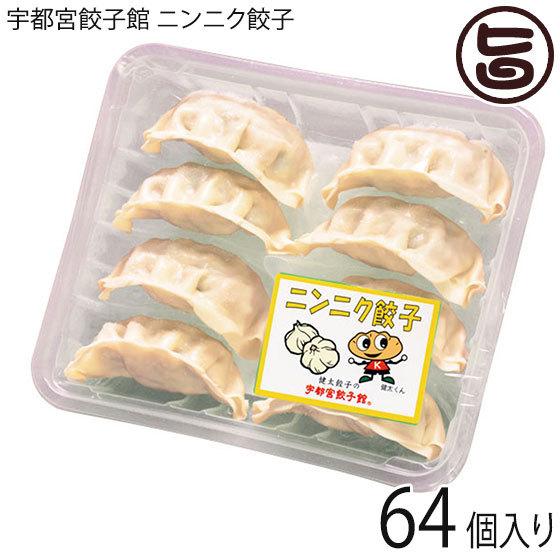 ニンニク餃子 8個入り×8パック 64個入り 宇都宮餃子館 栃木県 宇都宮 お取り寄せ 惣菜 冷凍