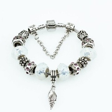 串珠手鍊 手環-時尚清新簡約水晶七夕情人節禮物女飾品73kb26【獨家進口】【米蘭精品】