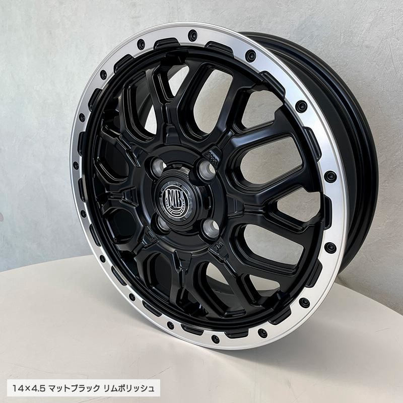 ブリザック VRX2 165/65R14 マッドバーン XR-800M 14×4.5