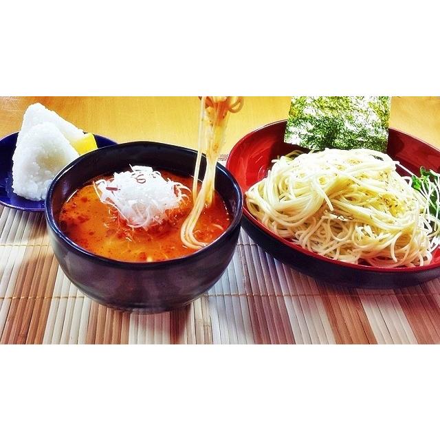 つけ麺　お取り寄せ　さっぱり鰹だしスープ　＆　ピリ辛担担スープ　食べ比べ　2種6人前　アレンジ　セット　九州ストレート中華麺　お試しグルメギフト