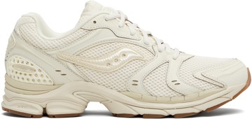 Saucony 灰白色 & 米色 ProGrid Triumph 4 Heritage 运动鞋