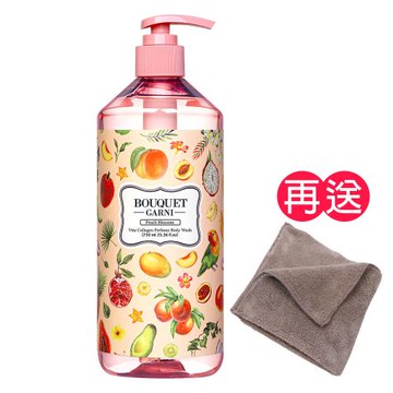 【璞珈妮】維他膠原Q嫩潔膚露（蜜桃香／750ml） Bouquet Garni《送攜帶型小方巾》