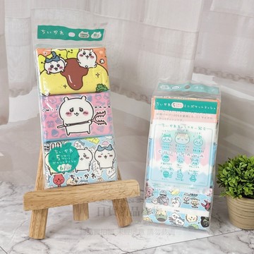 日本新発売 W171 吉伊卡哇ちいかわ 圖案隨機發貨 袖珍面紙1包6入裝 日本製 面紙 chiikawa 千川