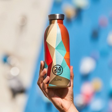 【義大利 24Bottles】義大利 24Bottles 不鏽鋼雙層保溫瓶 500ml  - 幾何大地