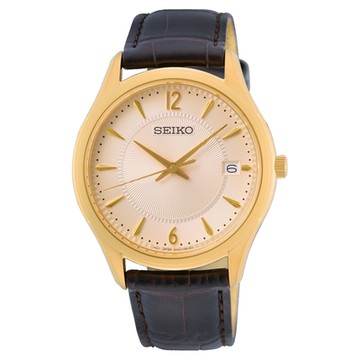 SEIKO 簡約經典藍寶石鏡面腕錶6N52-00D0J(SUR472P1)