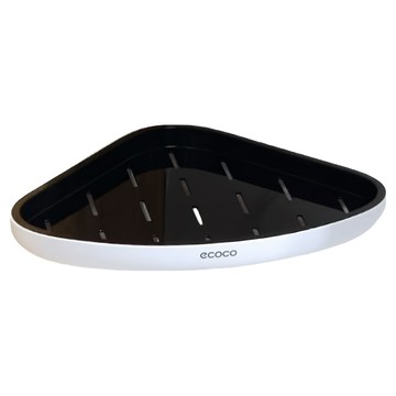 ecoco 意可可 壁掛式置物架 三角款  32 x 22.2 x 6cm  顏色隨機  1個