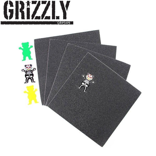 GRIZZLY グリズリー スケボー グリップテープ デッキテープ スケートボード SKATEBOARD Paul Rodriguez Grip  Single Pack 3 Sheets 通販 LINEポイント最大0.5%GET | LINEショッピング