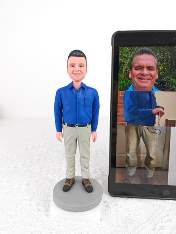 父親 爺爺 長輩 生日禮物訂製 客製化 人偶 公仔 似颜绘 照片擺飾