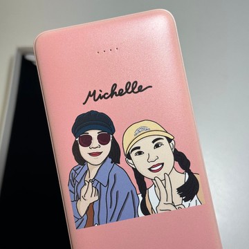 【客製化行充】臺灣認證、自帶雙線10000mAh行動電源