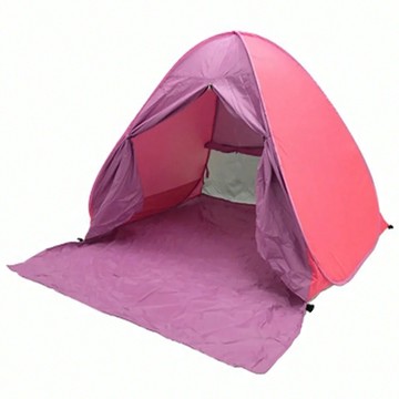 vanibaby 秒開抗UV遮陽帳篷 XL有門款  粉色