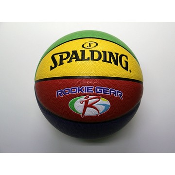 SPALDING 斯伯丁 SP新人系列 彩色 合成皮 標準五號籃球 #內附球針 #室外球 #5號