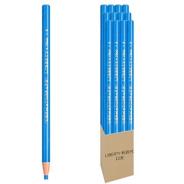 LIBERTY 利百代 紙捲油蠟筆 7600-BL 180 x 9mm  12色  12支