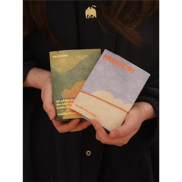 VM香草山 在路上 原創設計護照夾杜邦紙保護套收納包卡包錢包旅行
