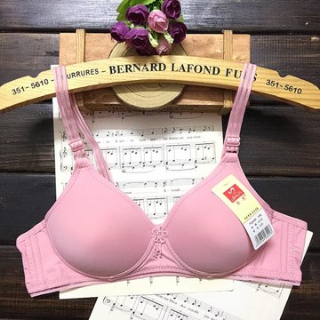 夏秋薄款雙排扣胸罩柔軟透氣無鋼圈中老年人媽媽文胸二排扣內衣女