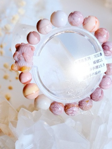 大漠謠系列阿拉善瑪瑙丨綠度母靈氣丨彌雅原創設計