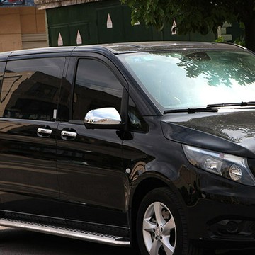 適用于奔馳16-24款新威霆改裝后視鏡蓋 倒車反光鏡專用防撞罩