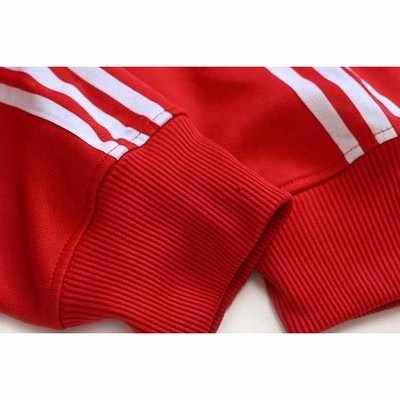 アディダスジャージ　M イングランド　トレフォイル　赤　白 adidas ヴィンテージトラックジャケット トレフォイル刺繍 白×赤