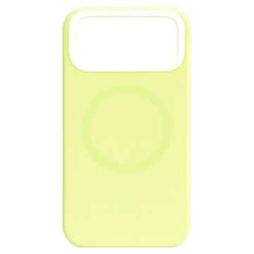 bebehome 果凍磨砂磁吸MagSafe手機保護殼  淡黃色  iPhone17 Pro Max