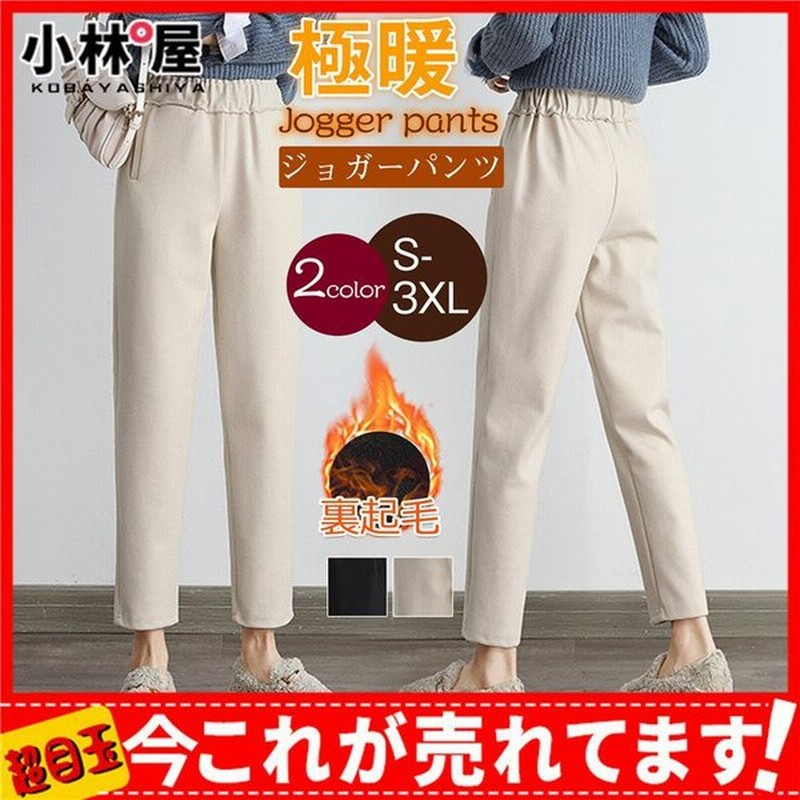 ジョガーパンツ レディース テーパードパンツ チノパンツ 暖ズボン 極暖パンツ 裏起毛 裏ボア 極暖 ボトムス 冬服 冬ズボン 秋冬 防寒 大きい Aq70bgagsf ボトムス パンツ Dabalash Cl
