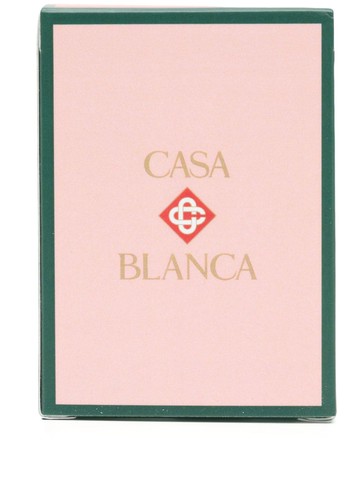 Casablanca - monogram-print playing cards - unisex - Paper - One Size - Red