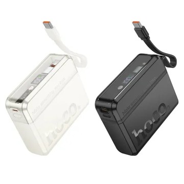 黑色 hoco.Q38 卓越PD20W帶雙向線移動電源(10000mAh)