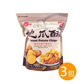 【連城記】地瓜酥-原味 140gx3包/組